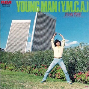 EPレコード　西城秀樹 / YOUNG MAN (Y.M.C.A.)