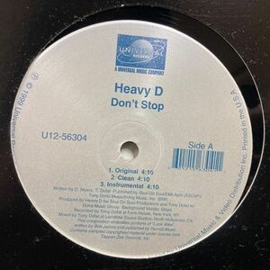 12inchレコード　 HEAVY D / DON'T STOP