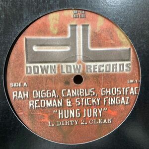 12inchレコード　 RAH DIGGA, CANIBUS, GHOSTFACE, REDMAN & STICKY FINGAZ / HUNG JURY