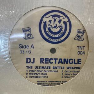 LPレコード　 DJ RECTANGLE / THE ULTIMATE BATTLE WEAPON