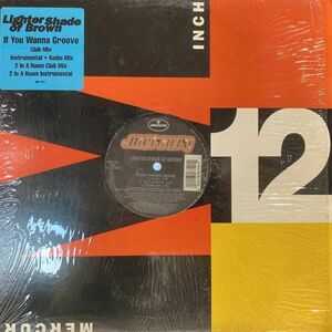 12inchレコード　 LIGHTER SHADE OF BROWN / IF YOU WANNA GOOVE