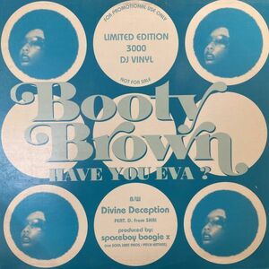 12inchレコード　 BOOTY BROWN / HAVE YOU EVA ?