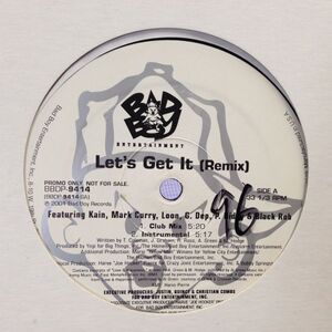 12inchレコード KAIN, MARK CURRY, LOON, G.DEP, P. DIDDY & BLACK ROB / LET'S GET IT REMIX