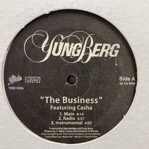 12inchレコード　 YUNG BERG / THE BUSINESS