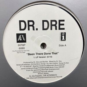 12inchレコード　 DR. DRE / BEEN THERE DONE THAT