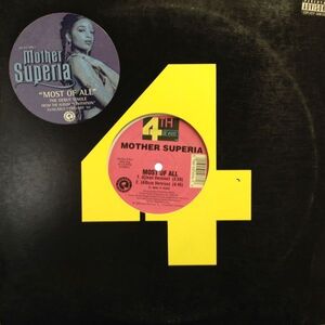 12inchレコード MOTHER SUPERIA / MOST OF ALL