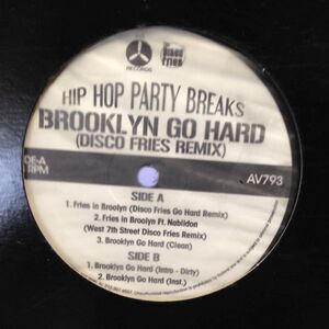 12inchレコード JAY-Z / BROOKLYN GO HARD (DISCO FRIES REMIX)