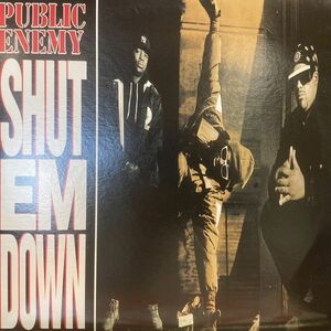12inchレコード　 PUBLIC ENEMY / SHUT EM DOWN (JPN)
