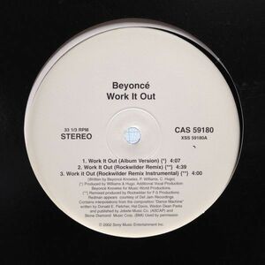 12inchレコード BEYONCE / WORK IT OUT