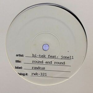 12inchレコード HI-TEK / ROUND & ROUND feat. JONELL