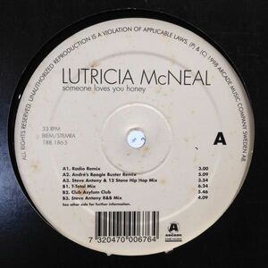 12inchレコード LUTRICIA MCNEAL / SOMEONE LOVES YOU HONEY