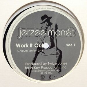 12inchレコード JERZEE MONET / WORK IT OUT