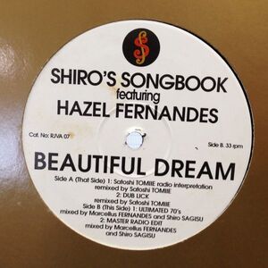 12inchレコード SHIRO'S SONGBOOK / BEAUTIFUL DREAM