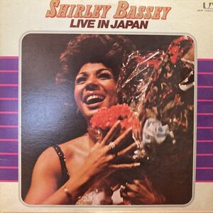 2LPレコード　 SHIRLEY BASSEY / LIVE IN JAPAN (JPN)