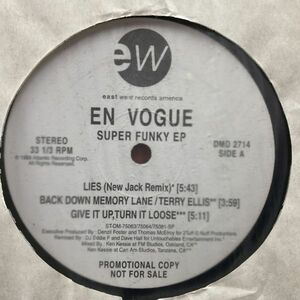 12inchレコード　 EN VOGUE / SUPER FUNKY EP