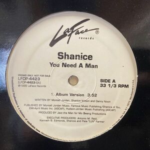 12inchレコード　 SHANICE / YOU NEED A MAN