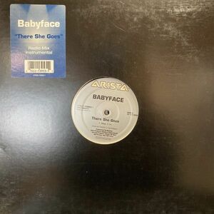 12inchレコード　 BABYFACE / THERE SHE GOES