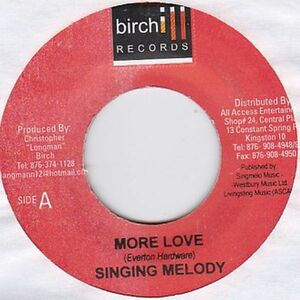 EPレコード　SINGING MELODY / MORE LOVE (CRY BABY)