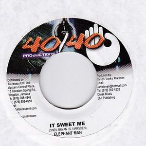 EPレコード　ELEPHANT MAN / IT SWEET ME (BUBBLE UP)