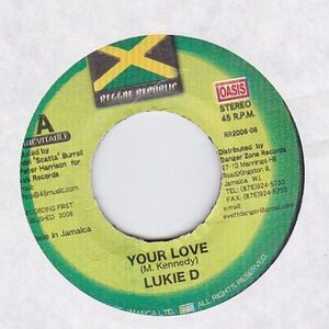 EPレコード　LUKIE D / YOUR LOVE (INVITABLE)