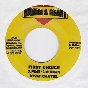 EPレコード　VYBZ KARTEL / FIRST CHOICE (FULL MOON)