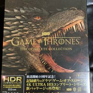 ■新品/送料無料■ゲーム・オブ・スローンズ(第一章～最終章) 4K ULTRA HD コンプリート・シリーズ 30枚組+ボーナス・ディスク3枚付