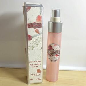 ロクシタン　LOCCITANE ローズ　モイスチャー　フェイスミスト　50ml スプレー　スキンケア　薔薇　中古　化粧水　フェイス ケア ブランド