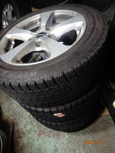 ボーベット 16x7J PCD120 +34 ブリザック RFT 205/55R16 2011年製 4本 BMW 3シリーズ E90 E91