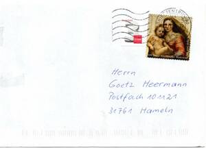 Art hand Auction 〒【TCE】60880 – Deutschland･2013･Weihnachten/Gemälde･Umschlag, Antiquität, Sammlung, Briefmarke, Postkarte, Europa