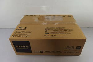 ◆未使用 SONY(ソニー) HDD(2TB)搭載 トリプルチューナー ブルーレイディスクレコーダー BDZ-AX2700T ハイエンド 3D対応 BD/DVD/CD/SD/USB