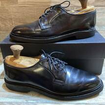 【コードバン】Allen Edmonds アレンエドモンズ “Leeds” リーズ プレーントゥ ブラック US8D 26cm ホーウィン サービスシューズ 990_画像7