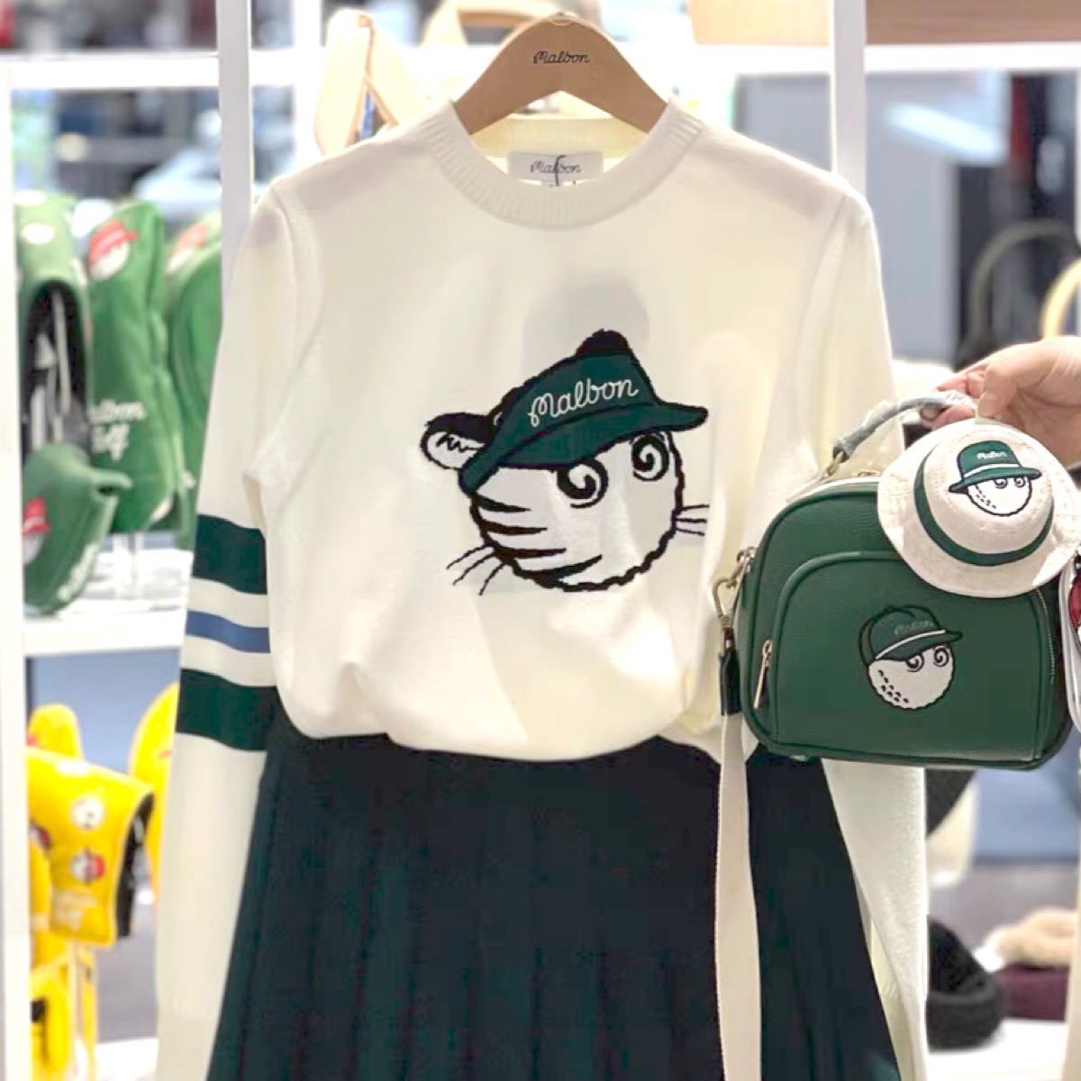 マルボン Malbon ゴルフ レディース トップス ベスト クリームSサイズ マルボン Malbon ゴルフ レディース トップス ベスト クリームSサイズ