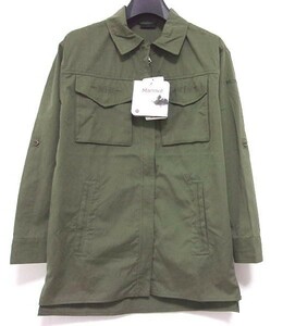 新品★Marmot★マーモット★シャツジャケット★カーキ★Sサイズ★レディース★アウトドア★ブルゾン