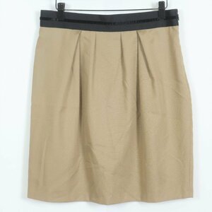 [ beautiful goods ] Untitled * skirt gya The - large size 42 stylish bai color! letter pack post service possible spring autumn thing yellow brown group *w3816