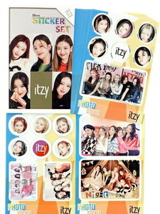 ITZY イッチ グッズ [ ステッカーセット 87枚入] フォトステッカー/ シールセット + カバーケース付