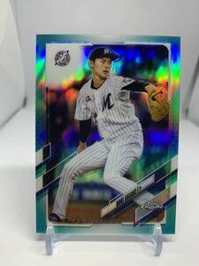 199 sheets limitation Sasaki ..TOPPS Chrome NPB Chiba Lotte Marines 