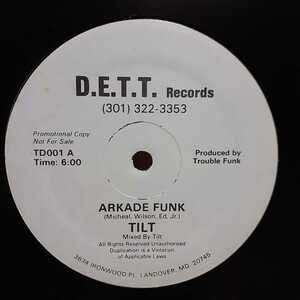 TILT(TROUBLE FUNK)/ ARKADE FUNK /WASHINGTON GO-GO/エレクトロ/MURO/PLAYGROUP & ALTER EGO,THE KINGS OF ELECTRO 収録/スマーフ男組