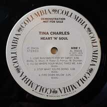 TINA CHARLES / HEART 'N' SOUL /LP/I'LL GO WHERE YOUR MUSIC TAKES ME/US PROMO/白プロモ/フリーソウル/BIDDU ORCHESTRA _画像2