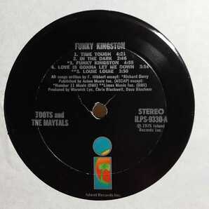 TOOTS & THE MAYTALS / FUNKY KINGSTON /LP/ISLAND/ILPS-9330/REGGAE FUNK,RARE GROOVE,レアグルーヴの画像2