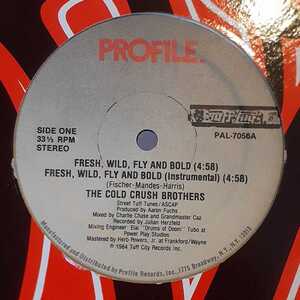 THE COLD CRUSH BROTHERS / FRESH,WILD,FLY AND BOLD /USオリジナル/OLD SCHOOL RAP/ELECTRO/エレクトロ