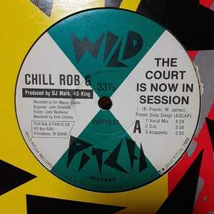 CHILL ROB G / THE COURT IS NOW IN SESSION / LET THE WORDS FLOW /USオリジナル/POLICE,VOICE INSIDE MY HEAD ネタ