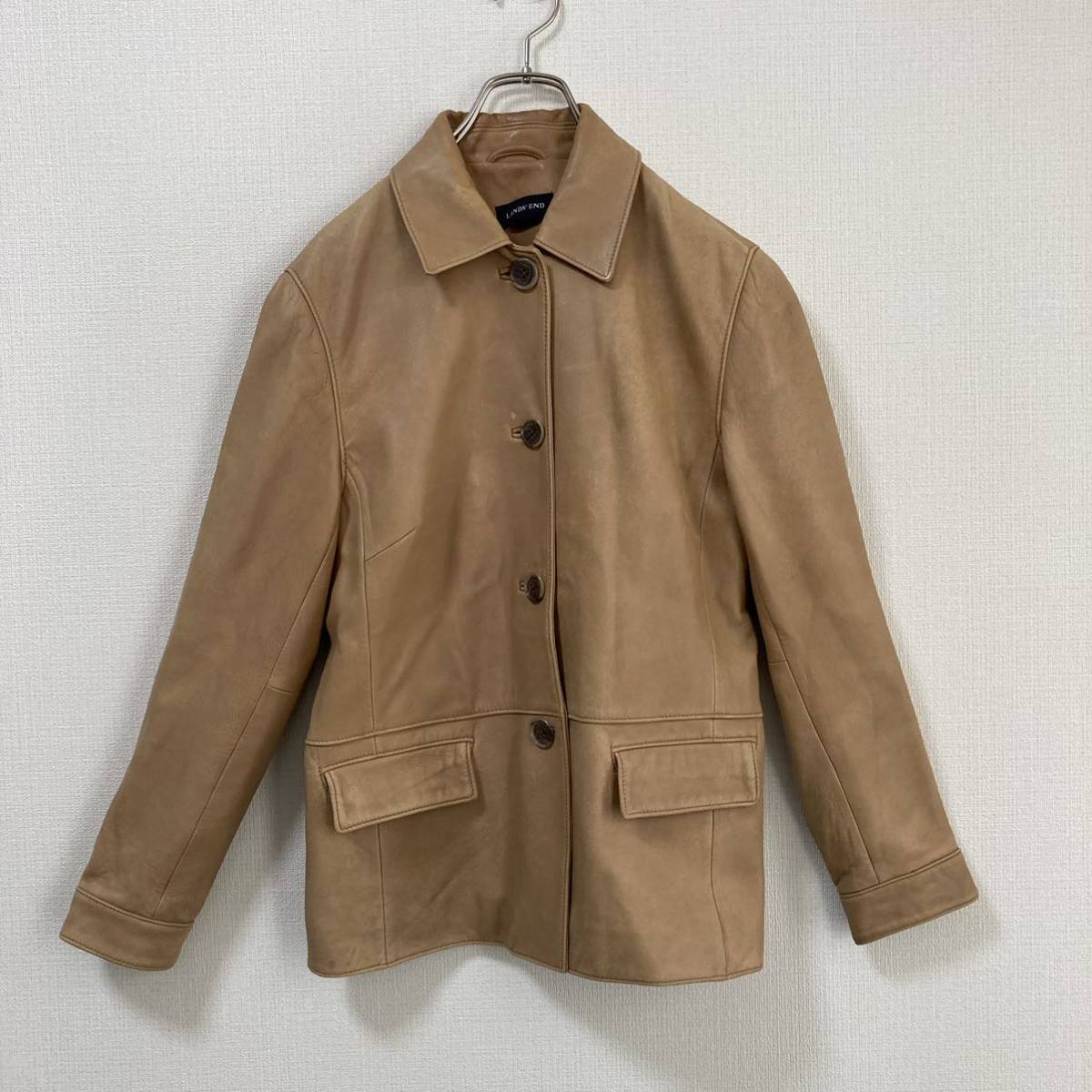 ヤフオク! -「レザー ジャケット レディース ベージュ」の落札相場