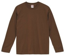 長袖 Tシャツ XL レッド ロンT 袖リブなし 綿100 5.6オンス 無地 無地T 長袖Tシャツ 丸首 クルーネック コットン A514 2L LL 赤 赤色_画像7