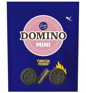 Fazer Domino ファッツェル ドミノ ミニ Tyrkiskサルミアッキパウダー味 ビスケット 1袋×99g フィンランドのお菓子です