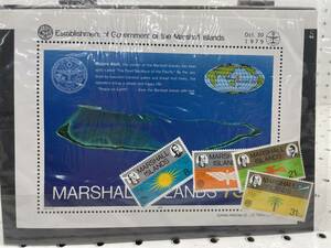 [R]B2* world maximum stamp ( at that time ) Marshall various island 1979 year world memory rare goods * unused 