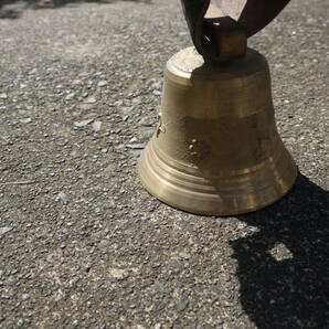 【TS20921】カウベル 真鍮ベル 鐘「直径10.5cmｘ高さ9.5cm」の画像2