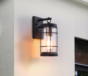  outdoors ride entranceway light waterproof ornament lighting garden for night opening antique wall lamp bracket light porch light black 