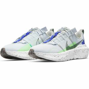 ☆NIKE CRATER IMPACT Sustainable 灰/黒/黄緑/青 27.0cm ナイキ クレーター インパクト サステナブル 厚底 DB2477-020