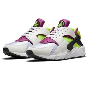 ☆ NIKE AIR HUARACHE 白/蛍光黄/紫/黒 27.0cm ナイキ エア ハラチ DD1068-104