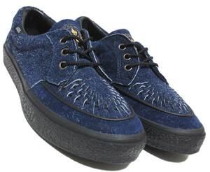 ☆VANS CREEPERS OX SUEDE NAVY 23.0cm バンズ クリーパーズ OX ネイビー ロック パンク V163MS